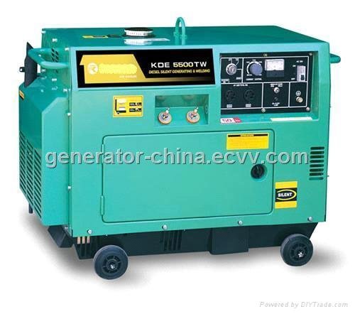 Welding Diesel Generator 5KW (Silent Type)  3