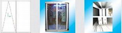 Hopper sliding door