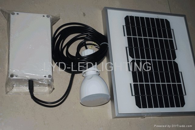 Solar panel and LED bulb