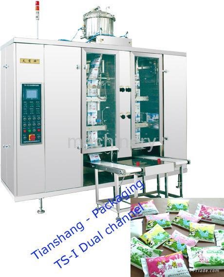 Milk Dual-channel full automatic liquid packing machine