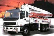 truck-mounted concrete pump