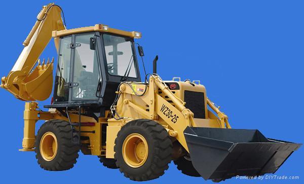 Backhoe loader with CE 2