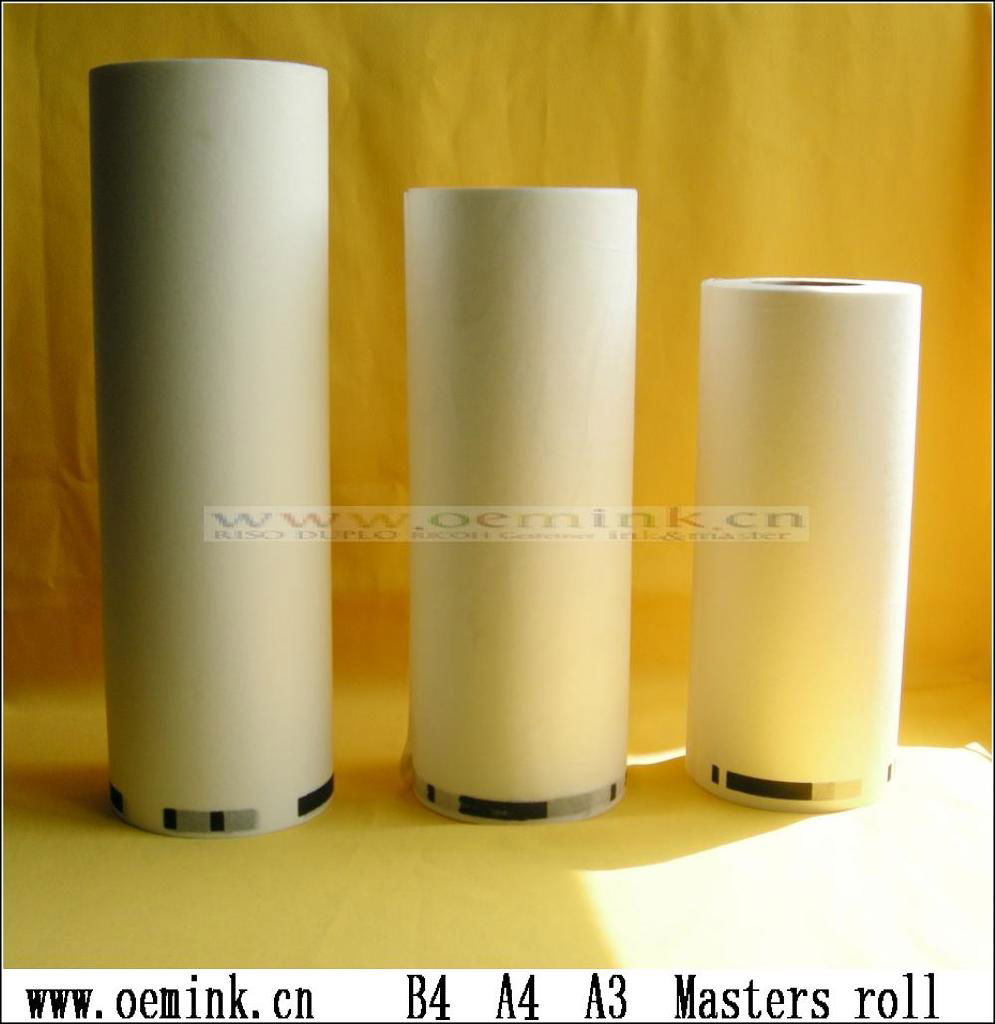 DUPLO roll Masters DRS553 A3 220 Masters X 2 rolls , Heat-Sensitive Stencil Pape 4