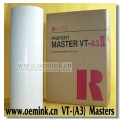 RICOH  MASTER - Compatible Thermal Master - Box of 2 VT A3 Masters