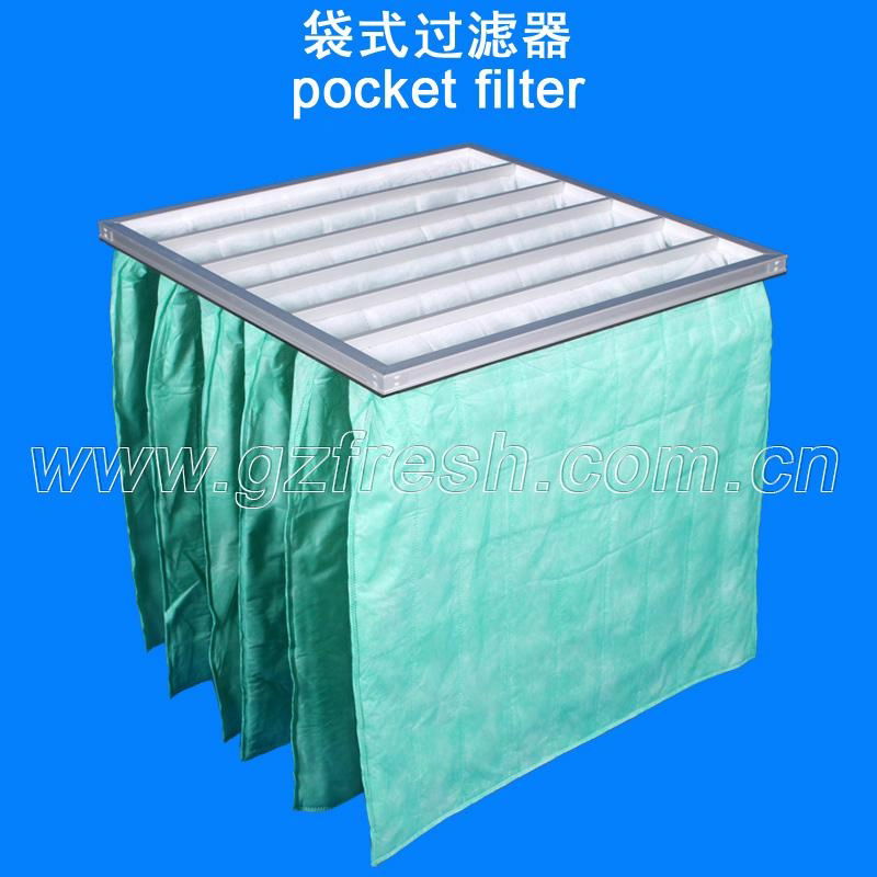 Synthetic fiber pocket pre-filter 2