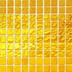 gold mosaic tiles