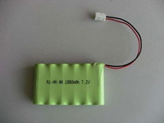 Battery Packs (NiMH 7.2V 6 * AA 1800mAh)