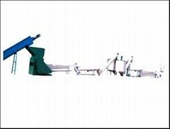 Fully-automatic crushing and cleaning machine