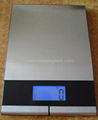 Slim&stainless steel kitchen scale