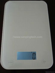 Slim&touch screen food scale