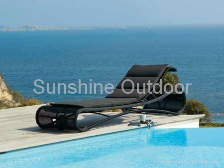 outdoor rattan furniture manufacturer of wicker rattan daybed 2013 new style 