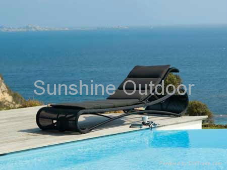 outdoor rattan furniture manufacturer of wicker rattan daybed 2013 new style