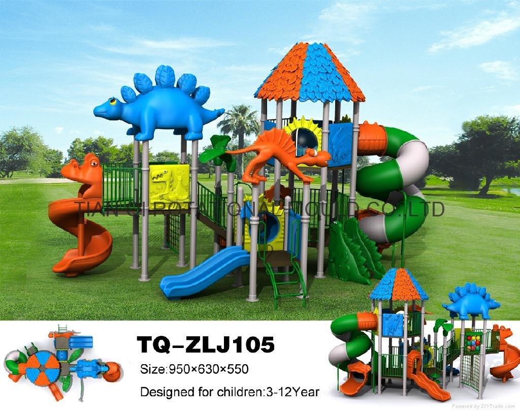 2011 newest JURASSIC SERIAL outdoor playground 3