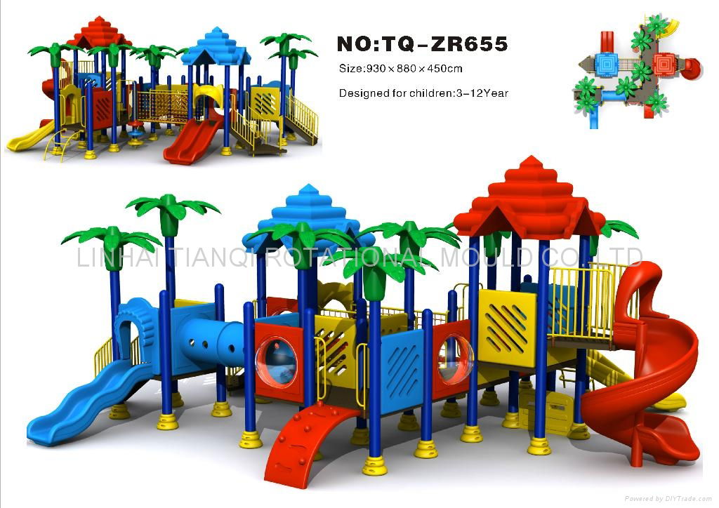 2011 Lovely outdoor playgrounds equipments 