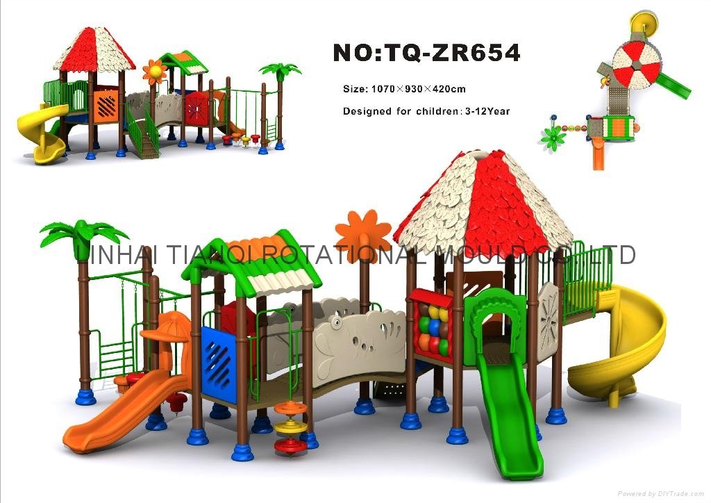 2011 Lovely outdoor playgrounds equipments  2