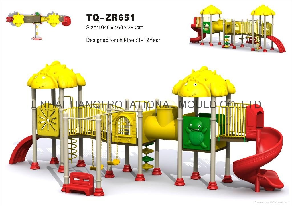 2011 Lovely outdoor playgrounds equipments  5