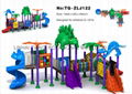 2011 Newest design Jurassic outdoor playgrounds equipment 3