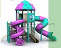 2012 lastest design for kiddie outdoor playgrounds  3