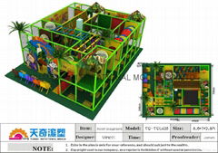 newest  colorfully  softy play equipment  with ball pool ,trampoline