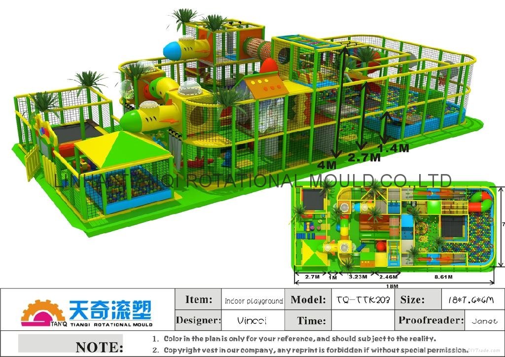  newest  colorfully  softy play equipment  with ball pool ,trampoline 5