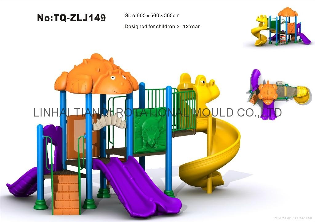 2013 Newest design Jurassic outdoor playgrounds equipment
