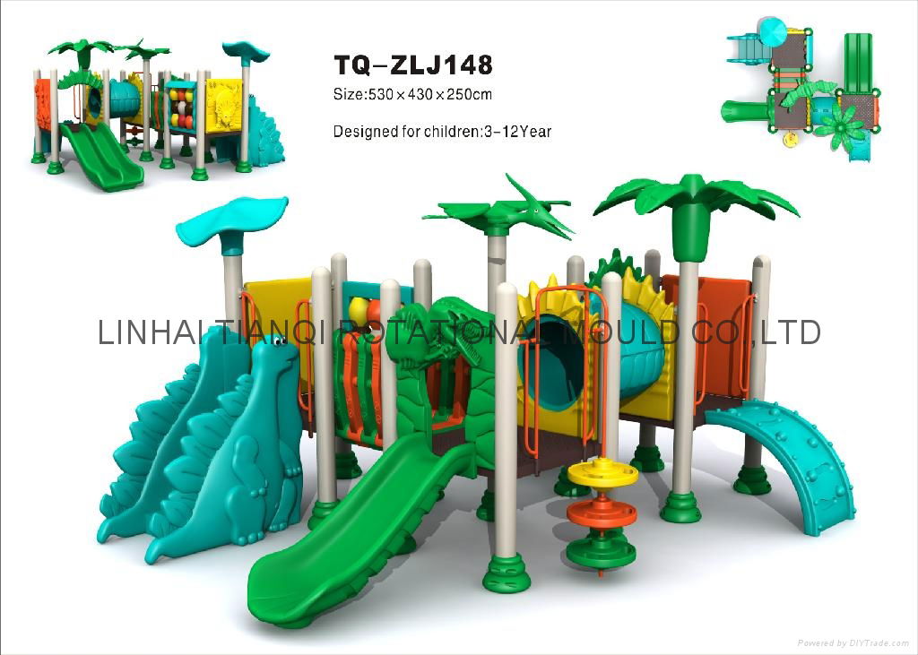 2013 Newest design Jurassic outdoor playgrounds equipment 2