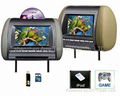 car headrest dvd player with IPOD /32bit