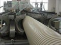 pvc corrugated pipe line