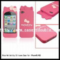 Hellokitty Silicone case for iPhone4s