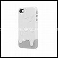 colorful melting icecream plastic hard case iPhone4S 3