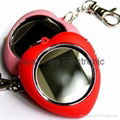 1.5 inch TFT Digital Photo Key Chain Heart Shape 1