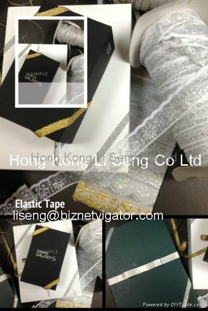 Packing Silver or Golden Elastic Tape