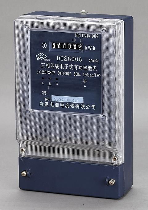 DTS6006Type electronic three-phase watt-hour meter