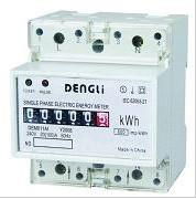 DDS1334 single phase electronic rail watt-hour (counter)