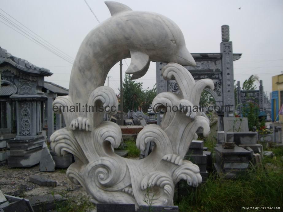 Chinese blue limestone fountain 2