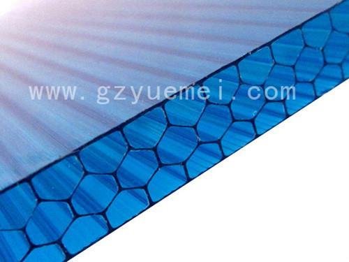 honeycomb polycarbonate sheet for roof, canoy