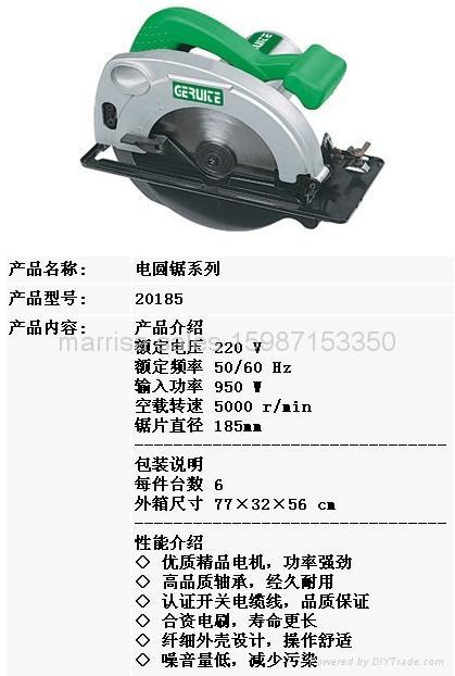 Electric round saw