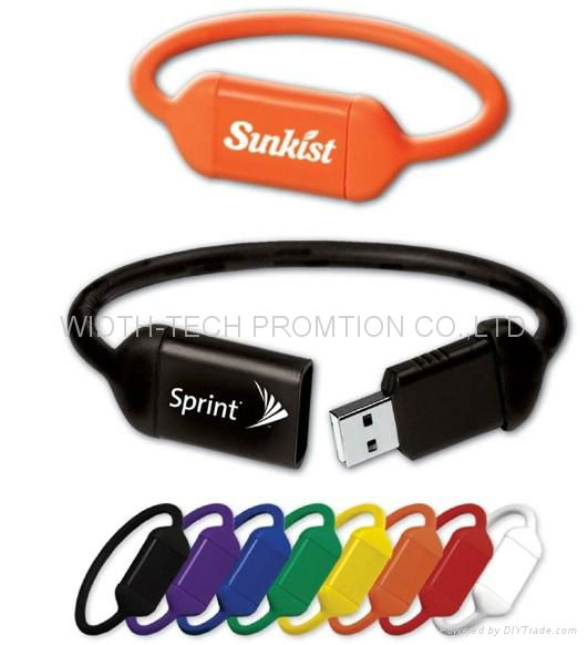 wirstband wrist /Silicone usb flash disk 4