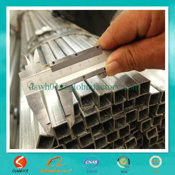 pre galvanized square round rectangular steel tubes for greenhouse