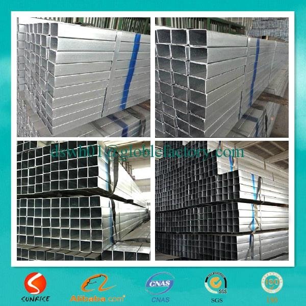 pre galvanized square round rectangular steel tubes for greenhouse 3