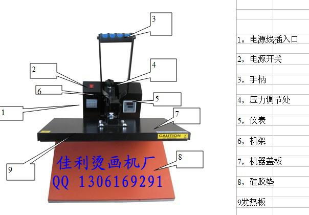 英式高压烫画机厂家直销， 2