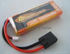 Lithium polymer Battery 1600mAh for Racing Car