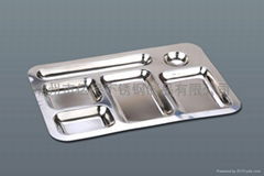 Stainless Steel Snack Plate