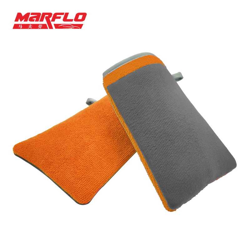 Marflo Car Washing Magic Clay Mitt Sponge Microfiber Glove with