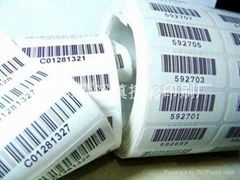 Custom Made Bar Code Adhesive Label 