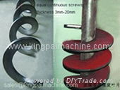 cold pressed augers continuous plate sprials screws thick 20mm manufacturer