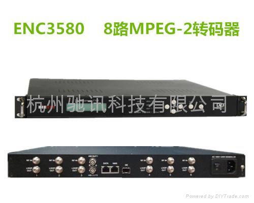 8路广播级MPEG2 H.264转码器