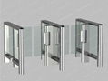 Electronic security barriers turnstile