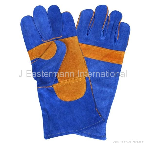 Welding Gloves Made of Split Leather Inside Lining 1