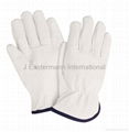 Driver Gloves Made of Leather UnLined. 1